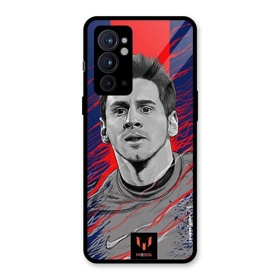 Messi For FCB Glass Back Case for OnePlus 9RT 5G