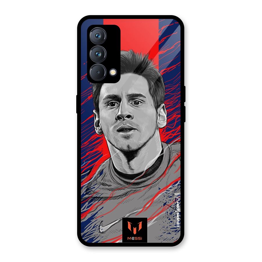 Messi For FCB Glass Back Case for Realme GT Master Edition