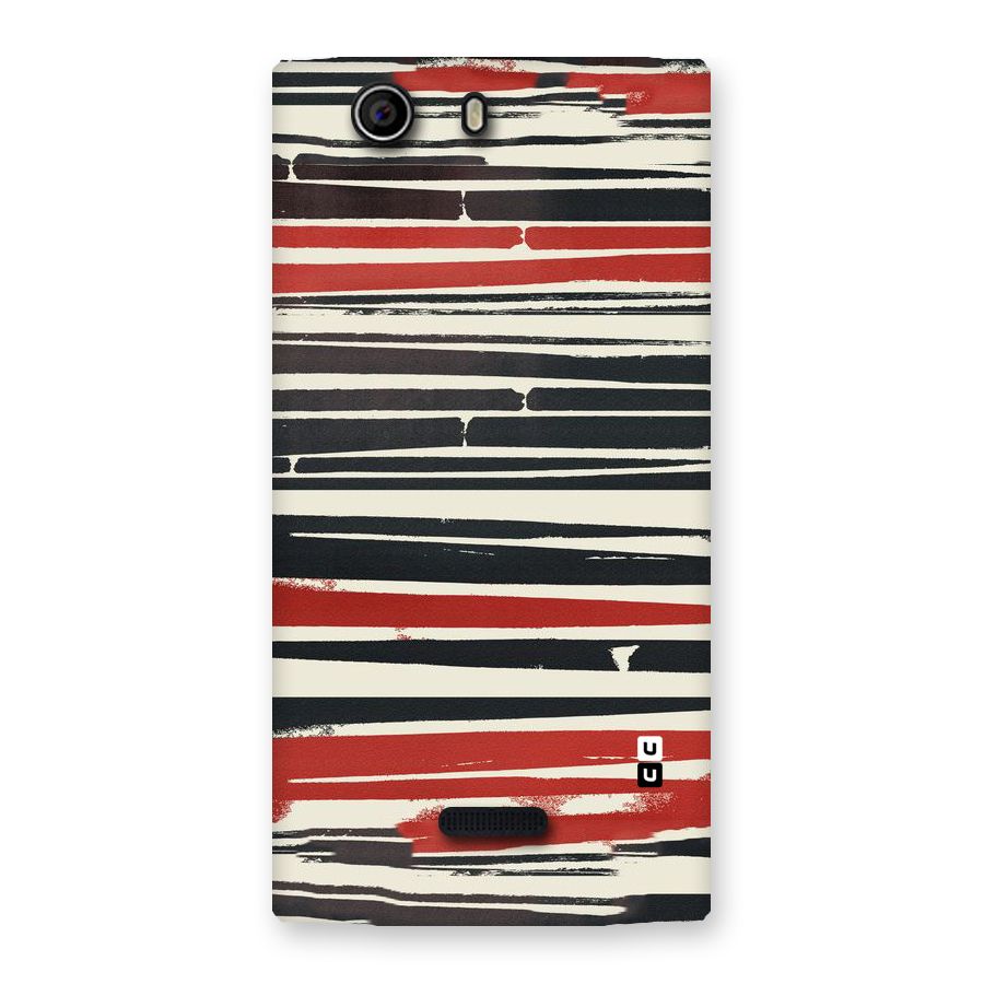 Messy Vintage Stripes Back Case for Canvas Nitro 2 E311