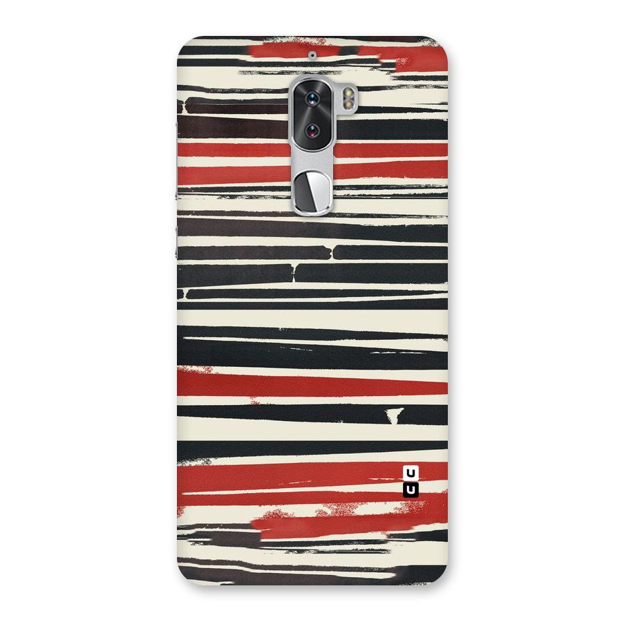 Messy Vintage Stripes Back Case for Coolpad Cool 1