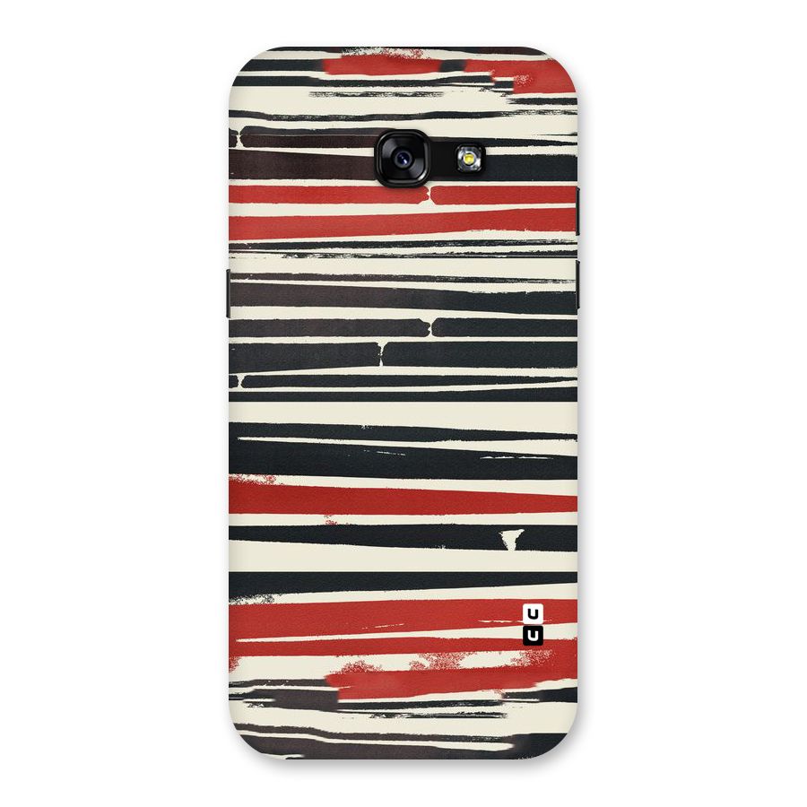 Messy Vintage Stripes Back Case for Galaxy A5 2017