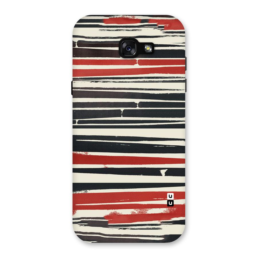 Messy Vintage Stripes Back Case for Galaxy A7 (2017)