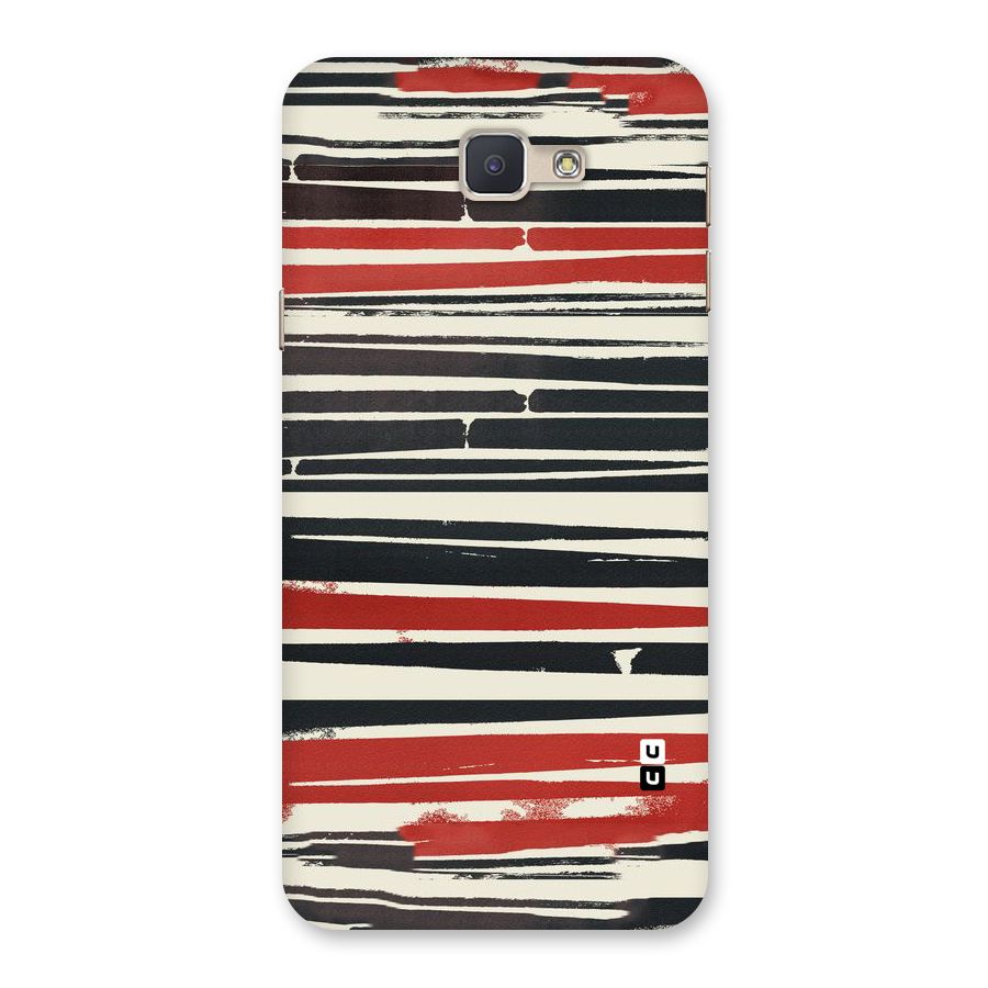 Messy Vintage Stripes Back Case for Galaxy J5 Prime