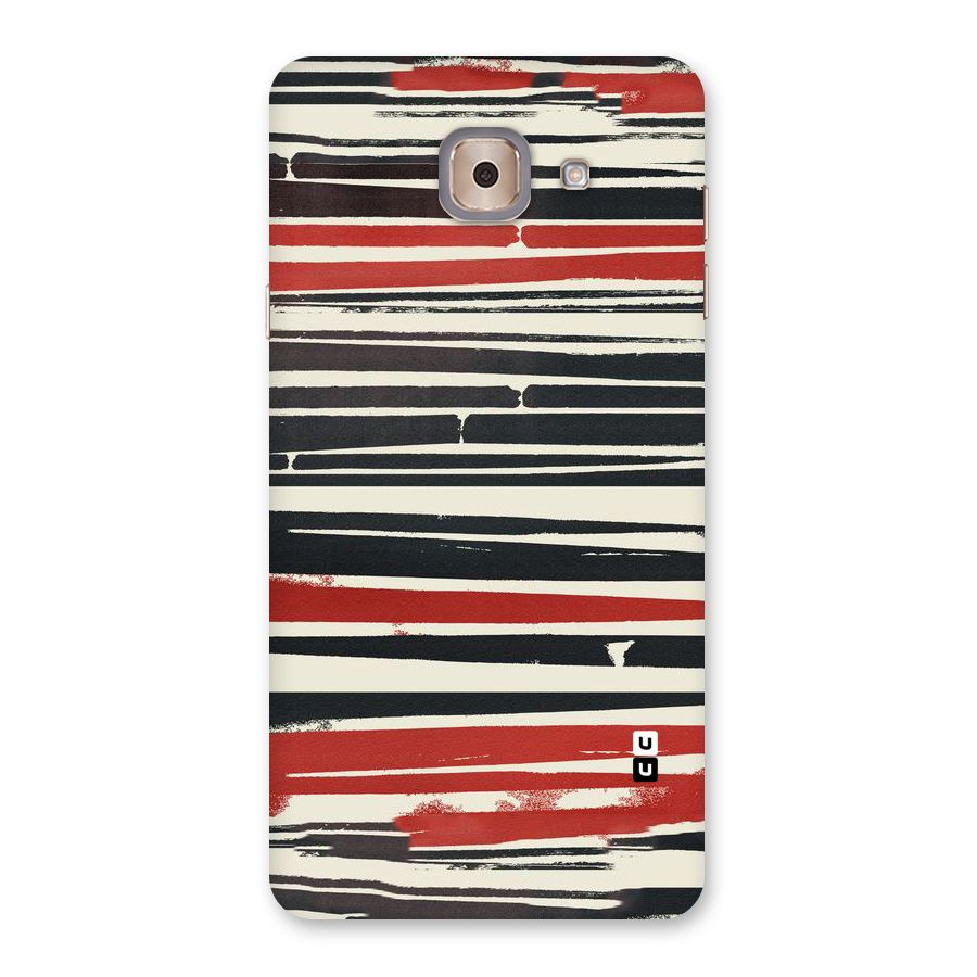 Messy Vintage Stripes Back Case for Galaxy J7 Max