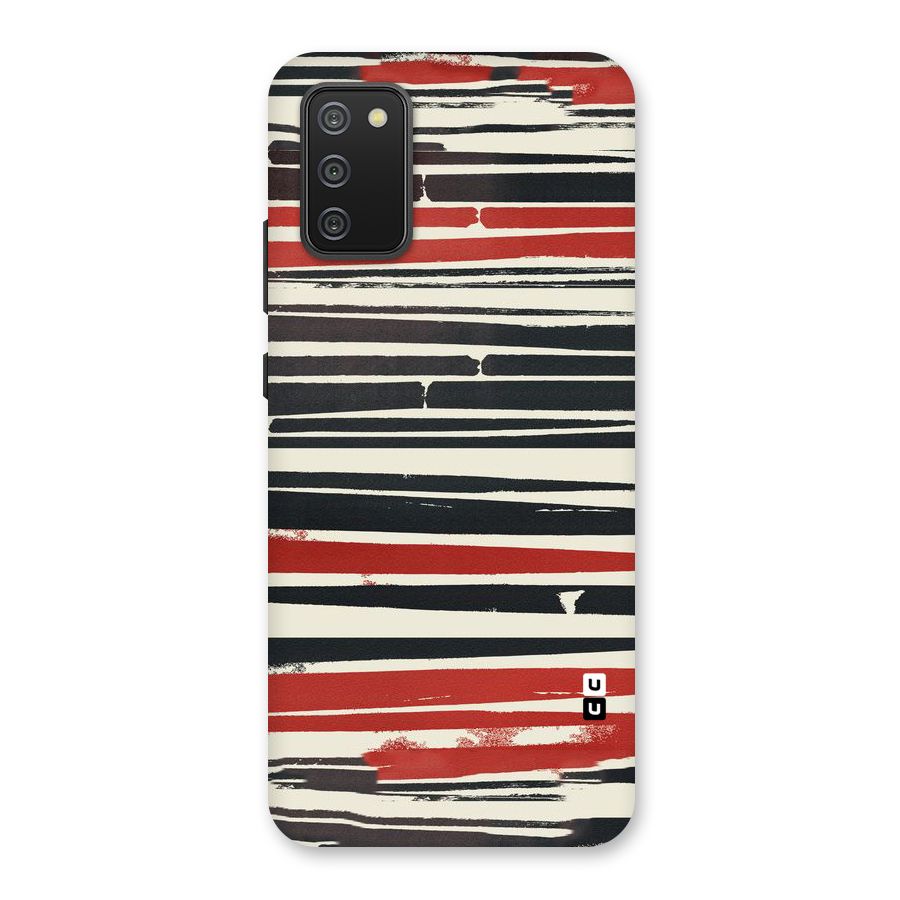 Messy Vintage Stripes Back Case for Galaxy M02s