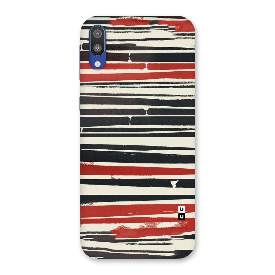 Messy Vintage Stripes Back Case for Galaxy M10