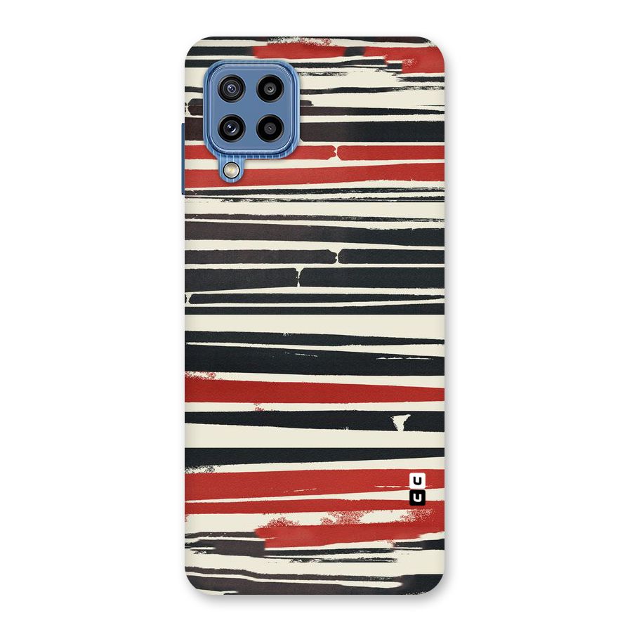 Messy Vintage Stripes Back Case for Galaxy M32