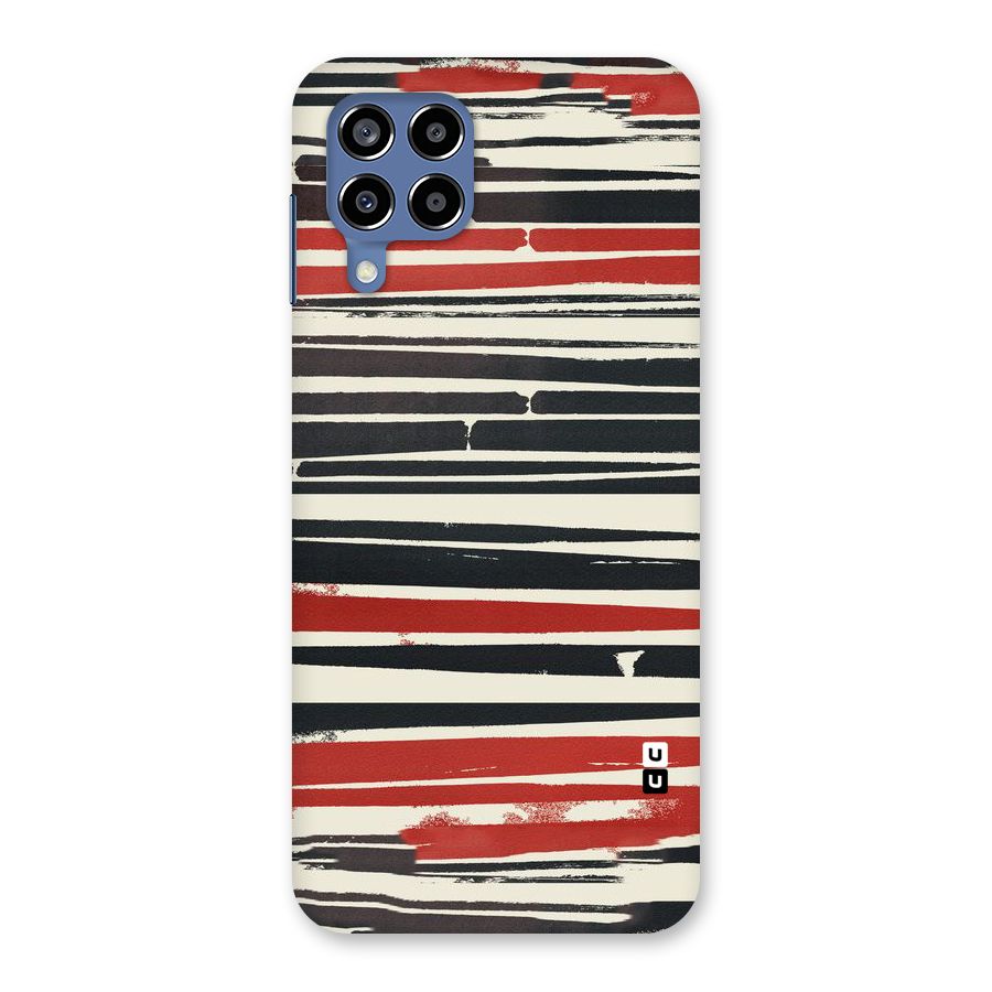 Messy Vintage Stripes Back Case for Galaxy M53 5G