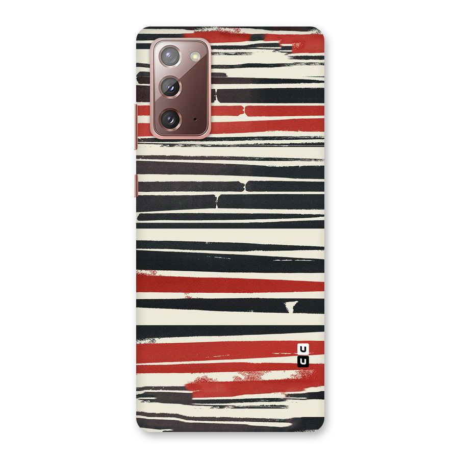 Messy Vintage Stripes Back Case for Galaxy Note 20