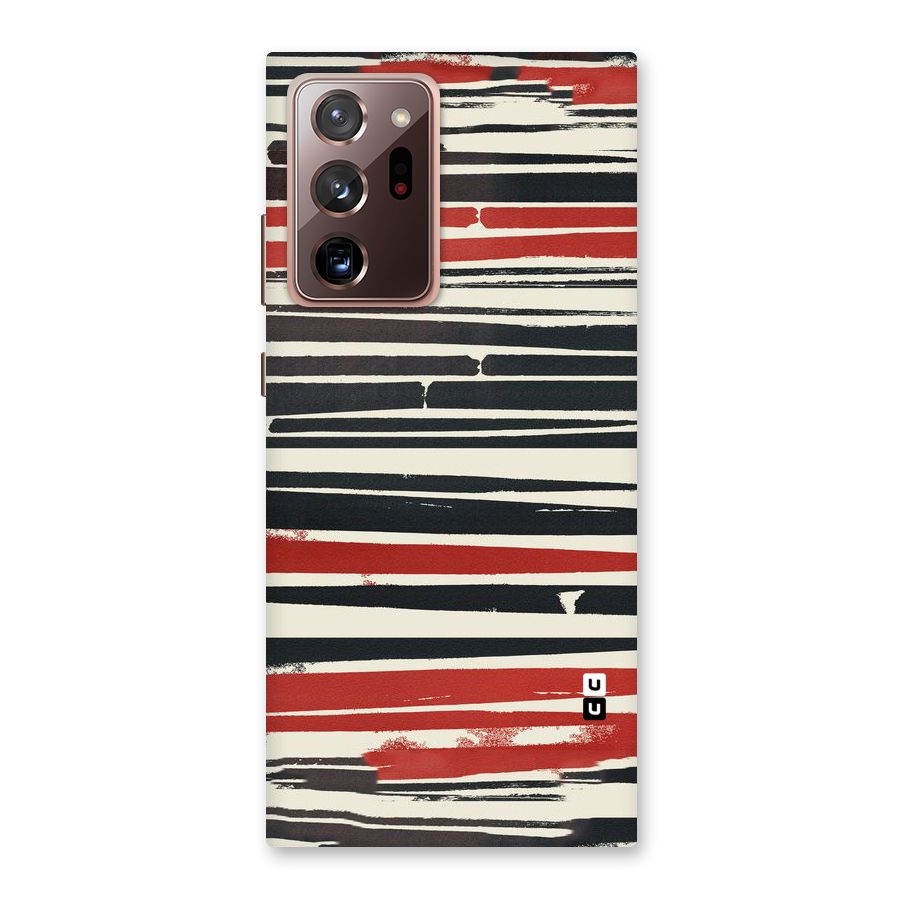 Messy Vintage Stripes Back Case for Galaxy Note 20 Ultra