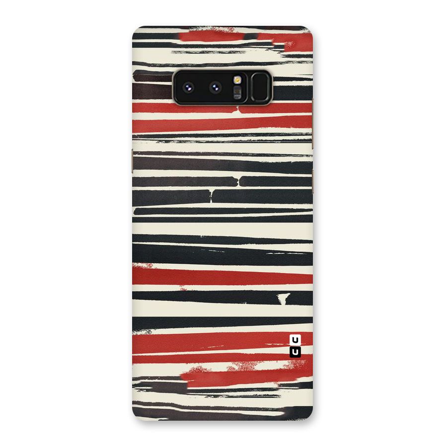 Messy Vintage Stripes Back Case for Galaxy Note 8