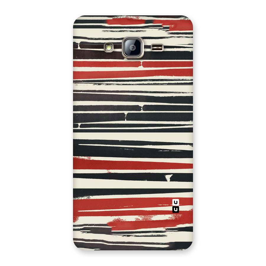 Messy Vintage Stripes Back Case for Galaxy On5
