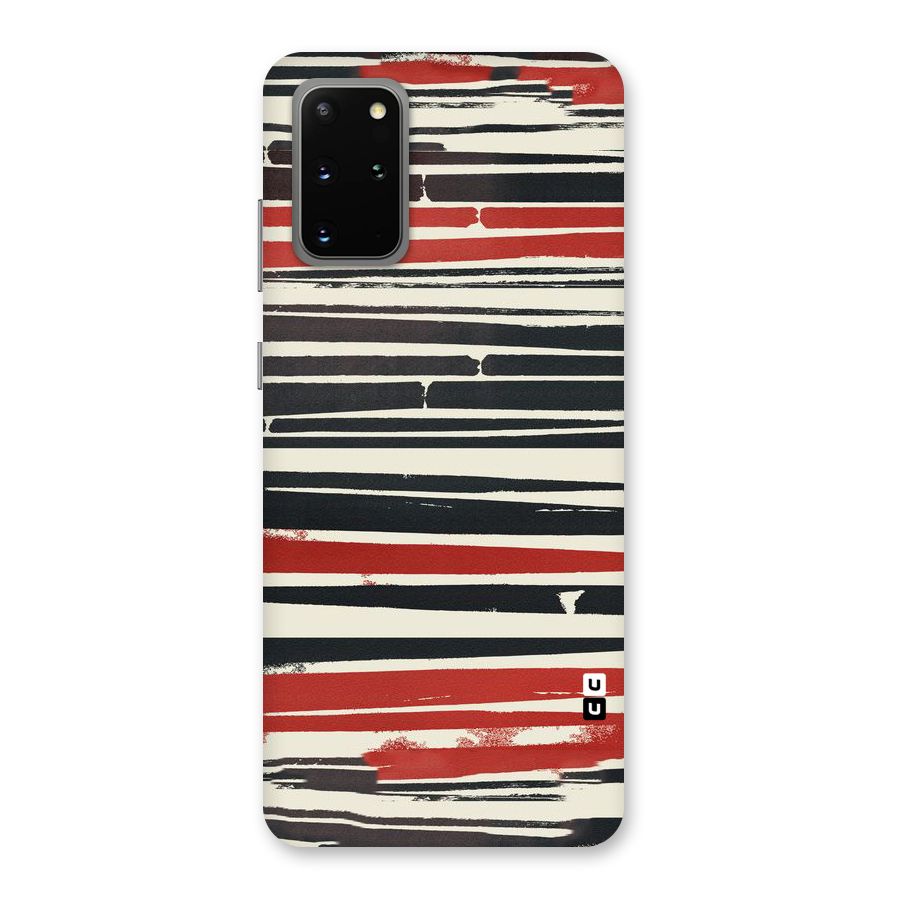 Messy Vintage Stripes Back Case for Galaxy S20 Plus
