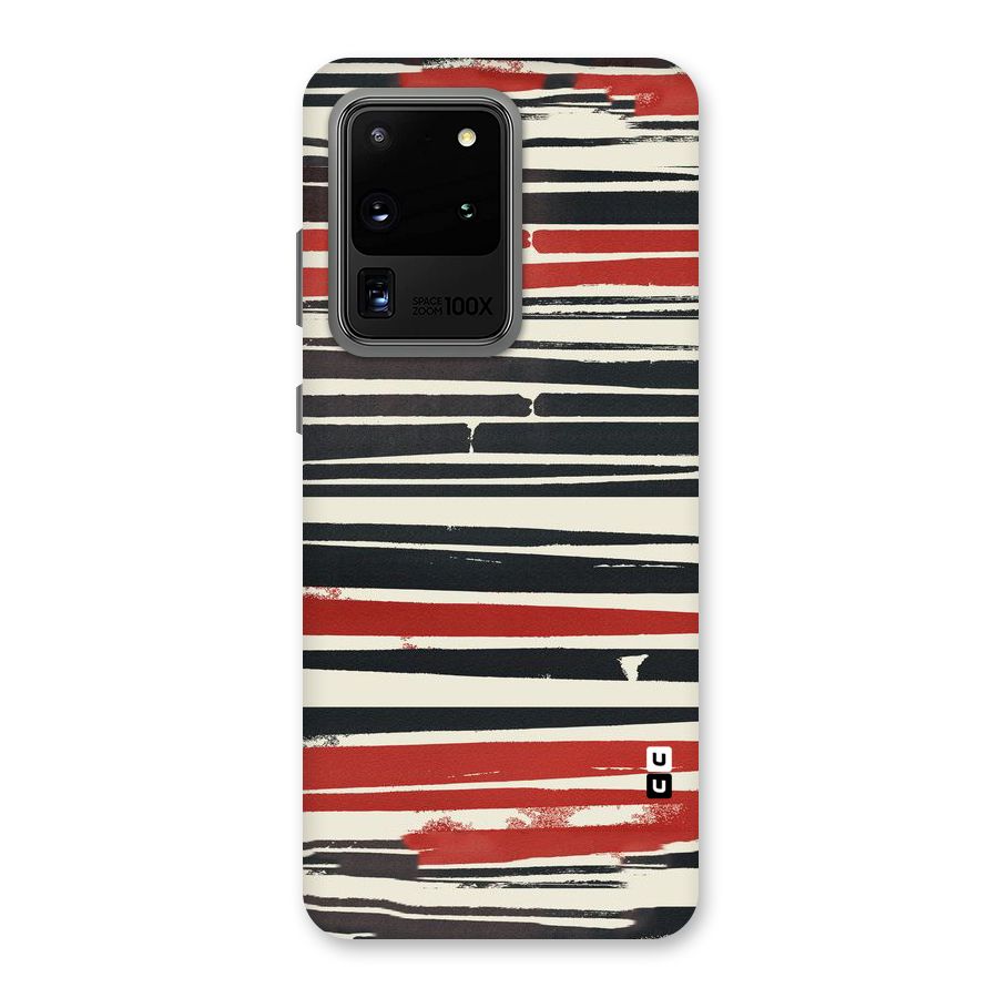 Messy Vintage Stripes Back Case for Galaxy S20 Ultra