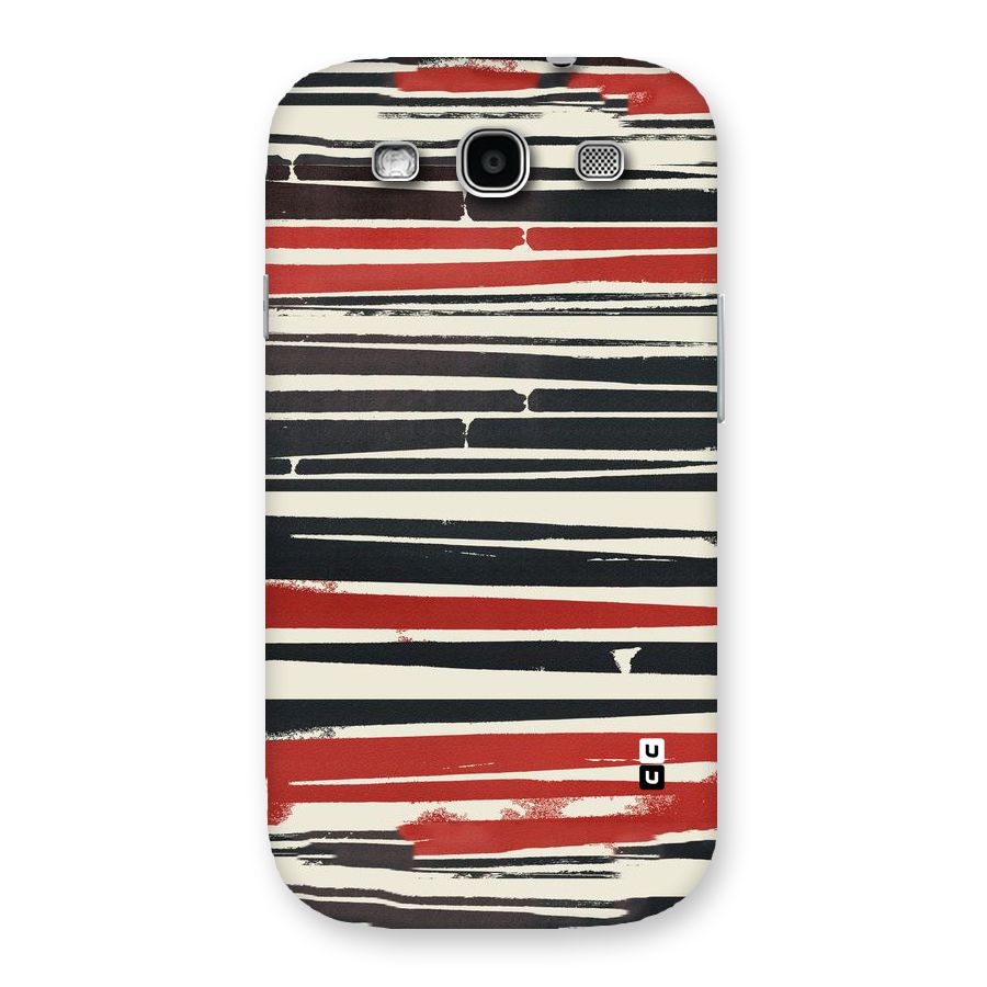 Messy Vintage Stripes Back Case for Galaxy S3