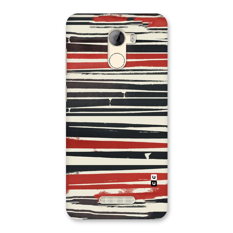Messy Vintage Stripes Back Case for Gionee A1 LIte