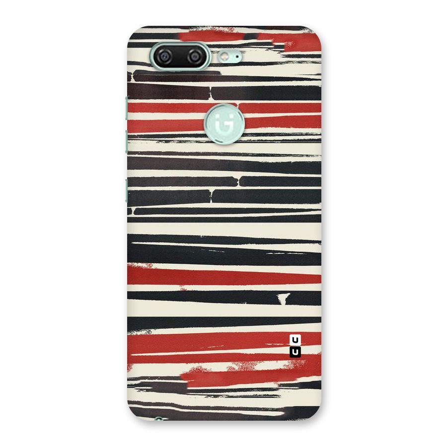 Messy Vintage Stripes Back Case for Gionee S10