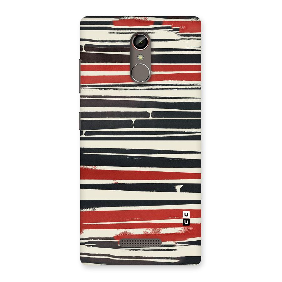 Messy Vintage Stripes Back Case for Gionee S6s