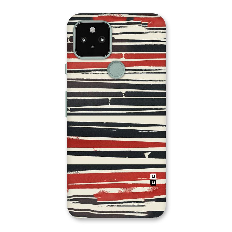 Messy Vintage Stripes Back Case for Google Pixel 5