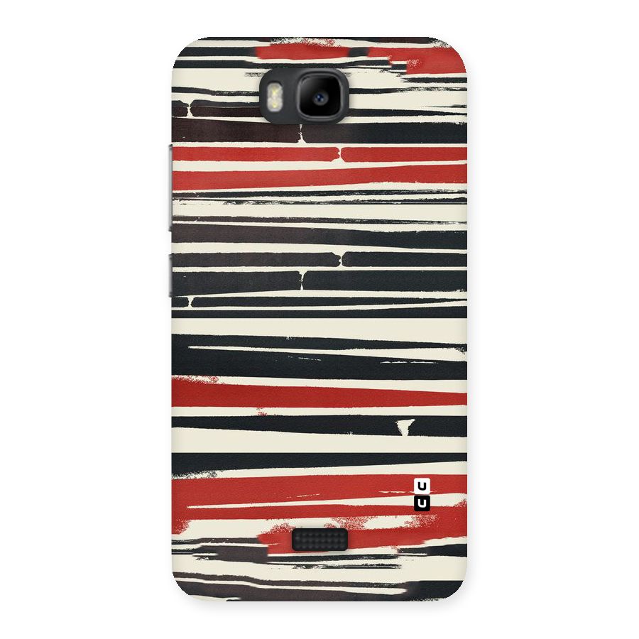 Messy Vintage Stripes Back Case for Honor Bee
