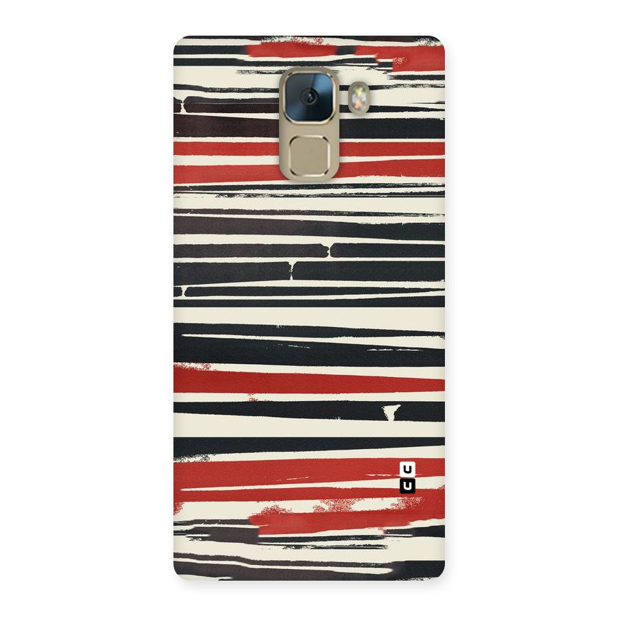 Messy Vintage Stripes Back Case for Huawei Honor 7