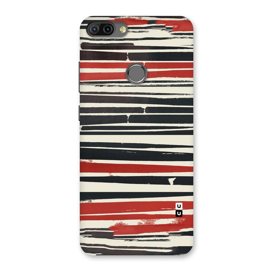 Messy Vintage Stripes Back Case for Infinix Hot 6 Pro