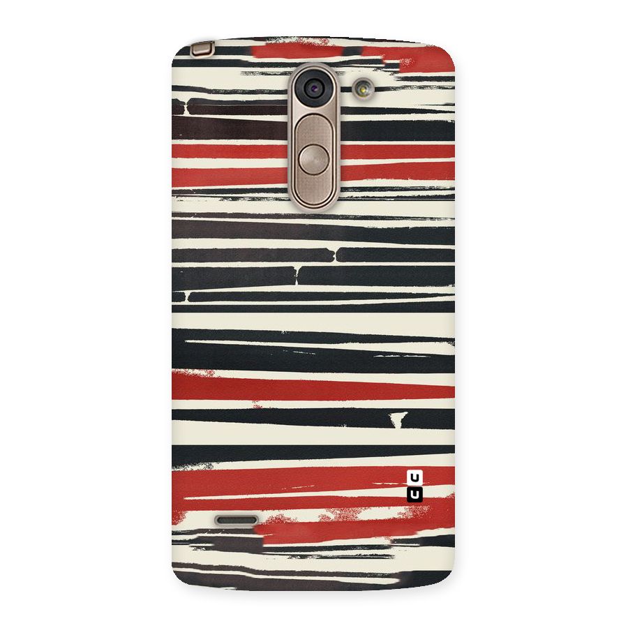 Messy Vintage Stripes Back Case for LG G3 Stylus