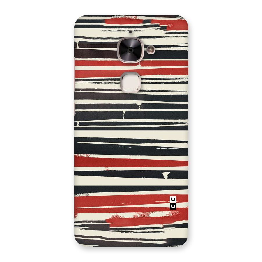 Messy Vintage Stripes Back Case for Le 2