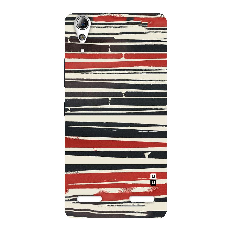 Messy Vintage Stripes Back Case for Lenovo A6000