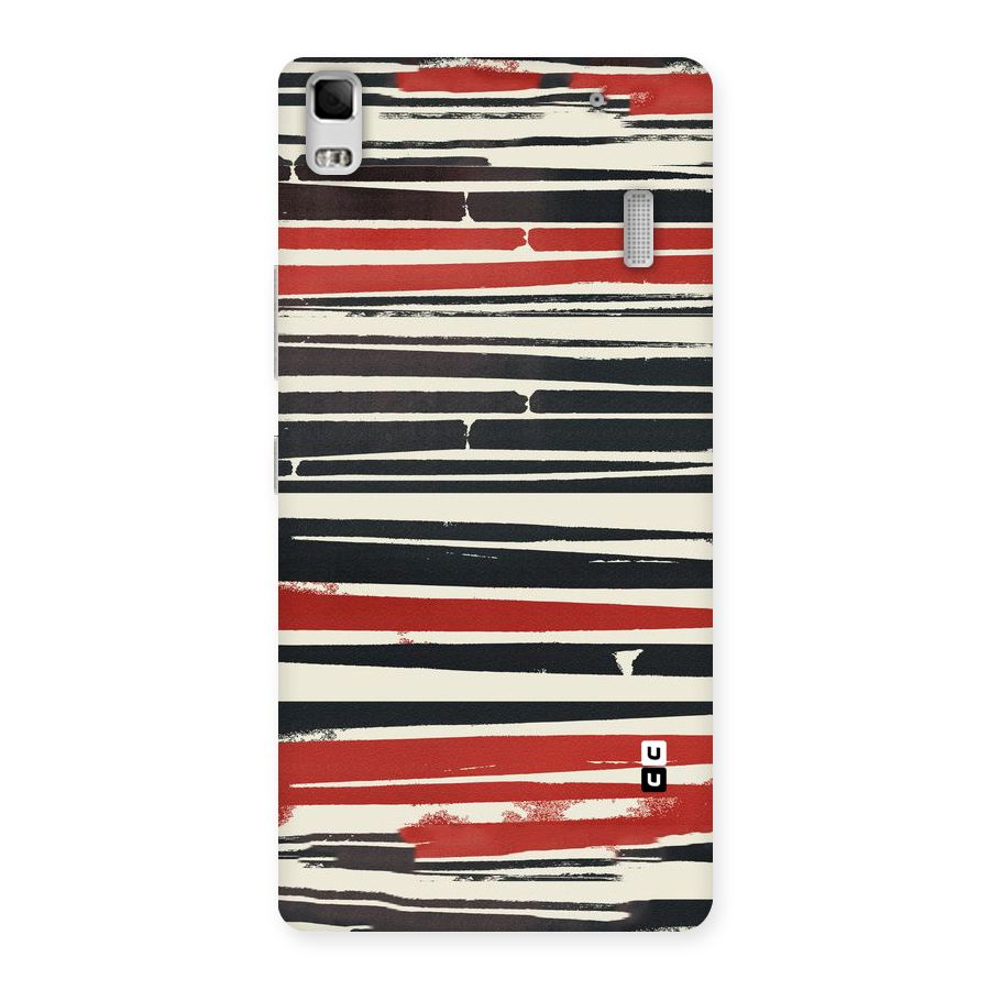 Messy Vintage Stripes Back Case for Lenovo A7000