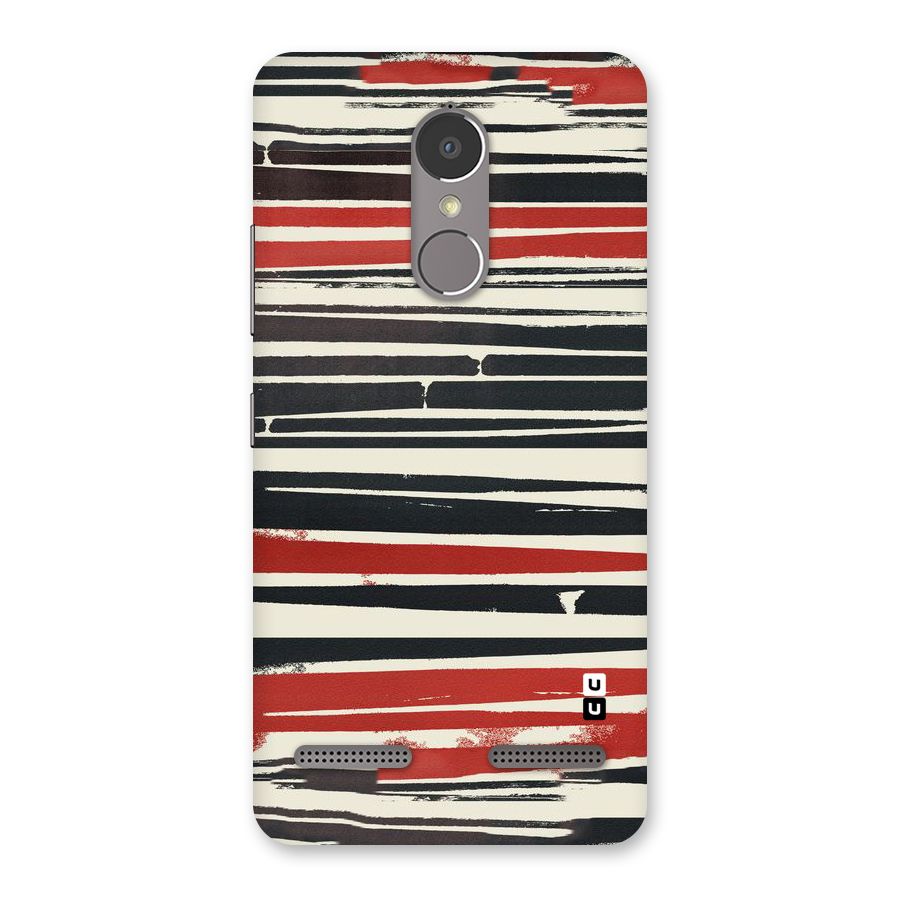 Messy Vintage Stripes Back Case for Lenovo K6