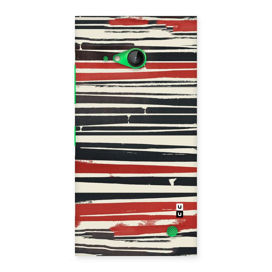 Messy Vintage Stripes Back Case for Lumia 730