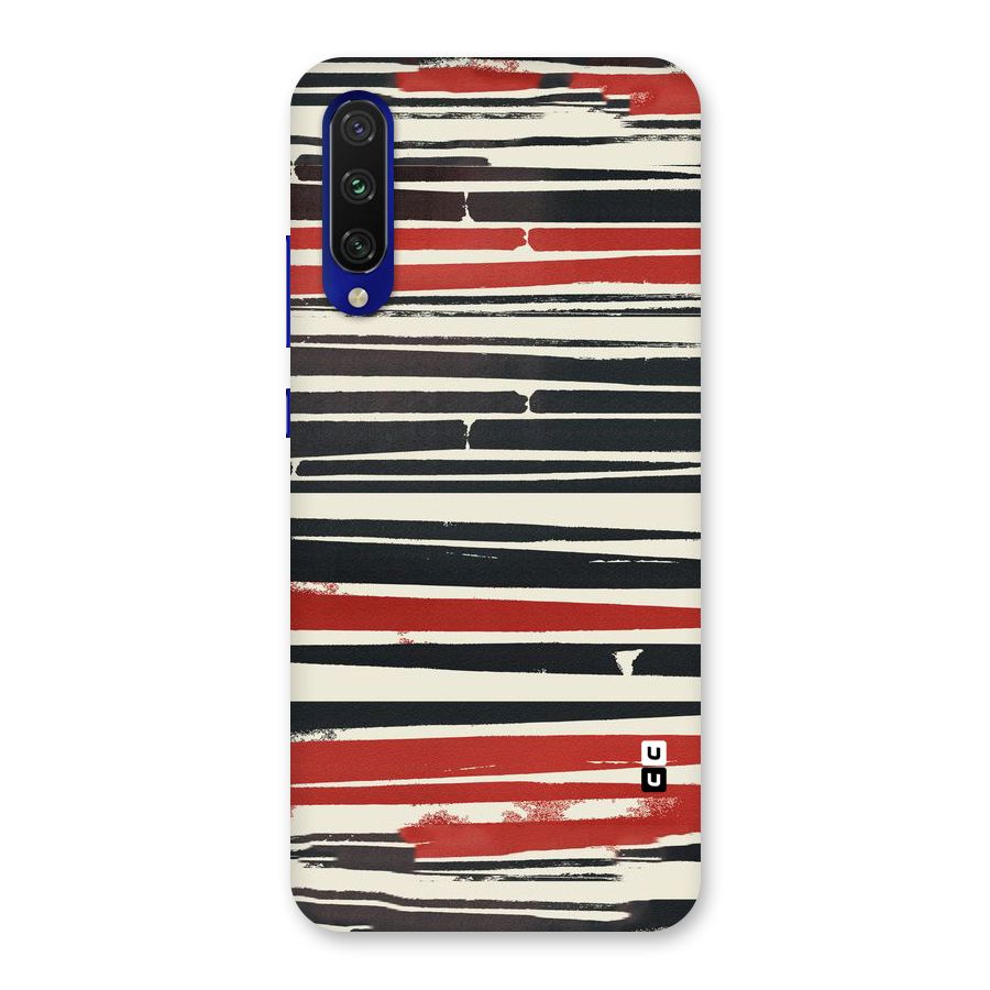 Messy Vintage Stripes Back Case for Mi A3