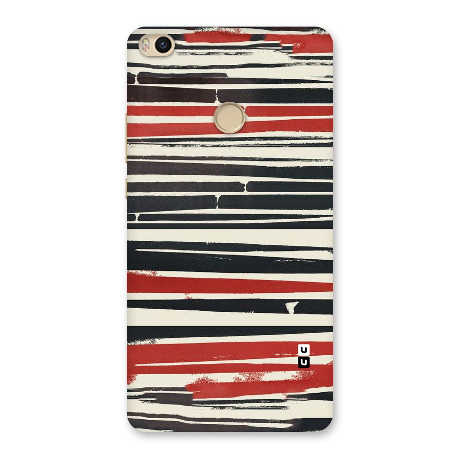 Messy Vintage Stripes Back Case for Mi Max 2