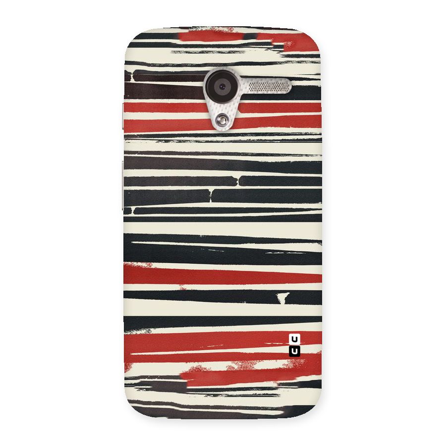 Messy Vintage Stripes Back Case for Moto X