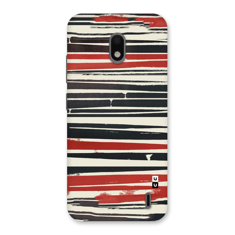 Messy Vintage Stripes Back Case for Nokia 2.2