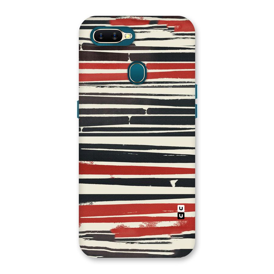 Messy Vintage Stripes Back Case for Oppo A11k