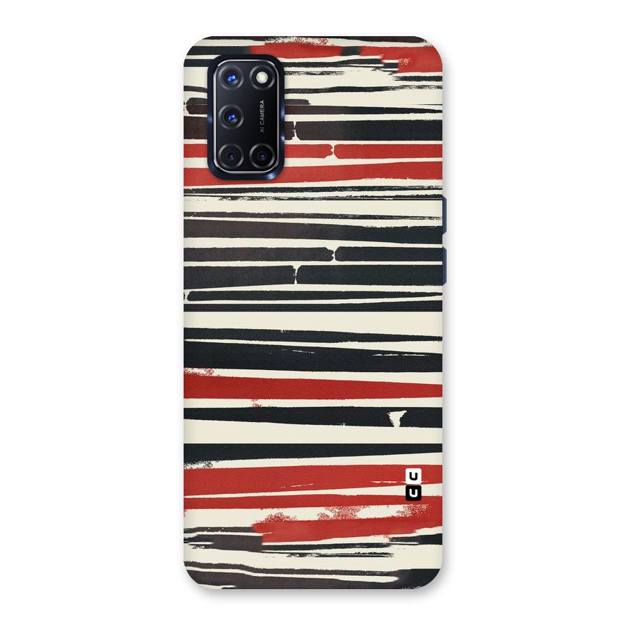 Messy Vintage Stripes Back Case for Oppo A52