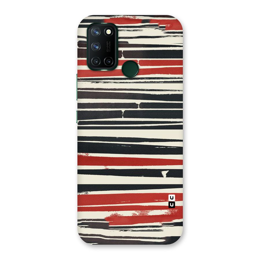 Messy Vintage Stripes Back Case for Realme 7i