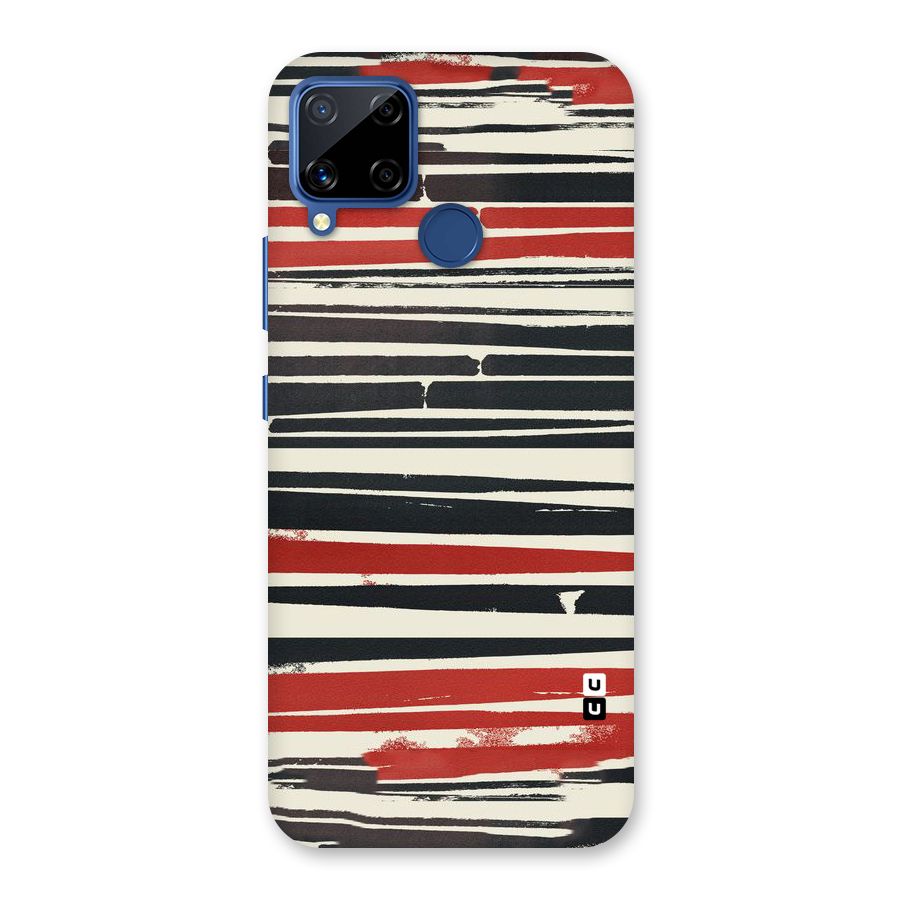 Messy Vintage Stripes Back Case for Realme C12