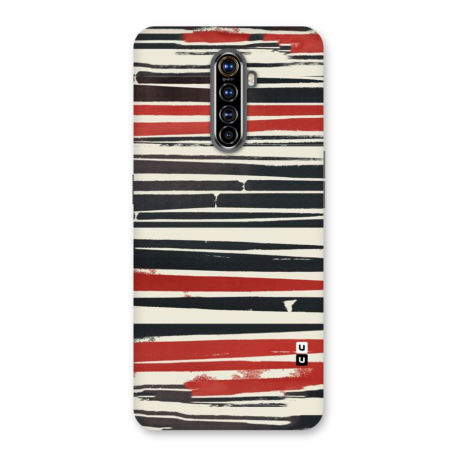 Messy Vintage Stripes Back Case for Realme X2 Pro