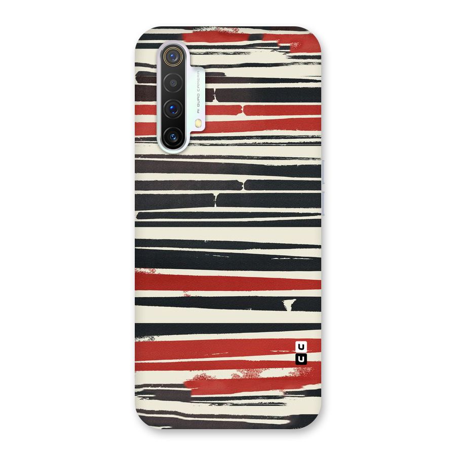 Messy Vintage Stripes Back Case for Realme X3 SuperZoom