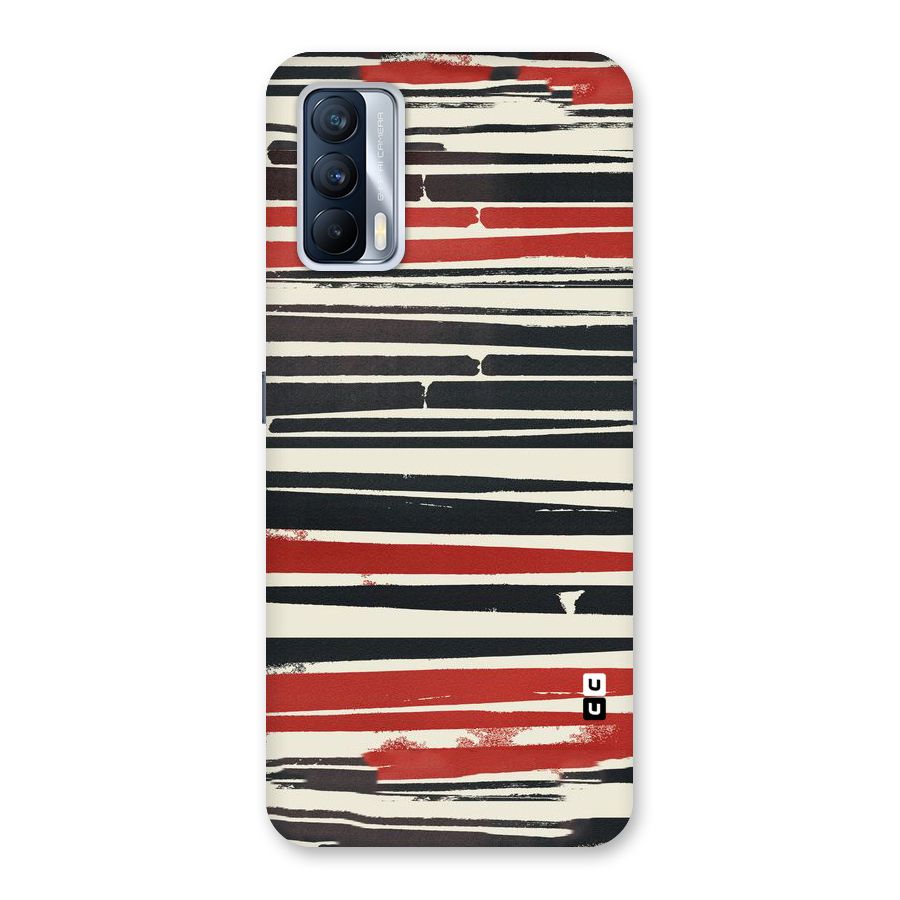 Messy Vintage Stripes Back Case for Realme X7