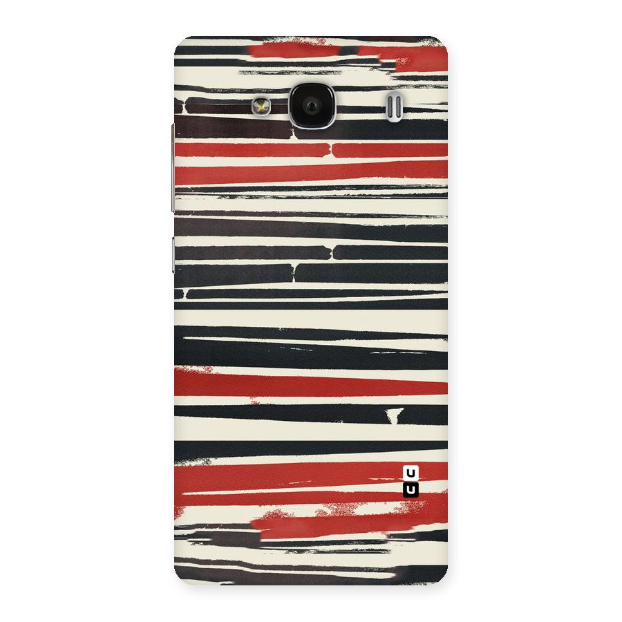 Messy Vintage Stripes Back Case for Redmi 2 Prime