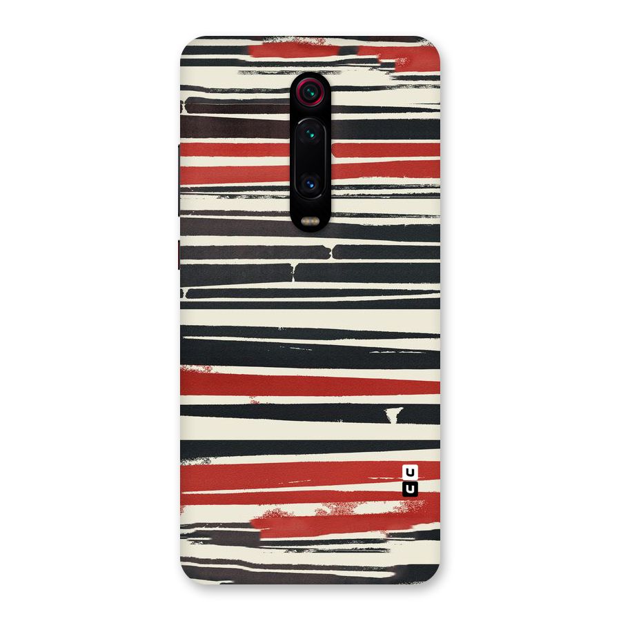 Messy Vintage Stripes Back Case for Redmi K20 Pro