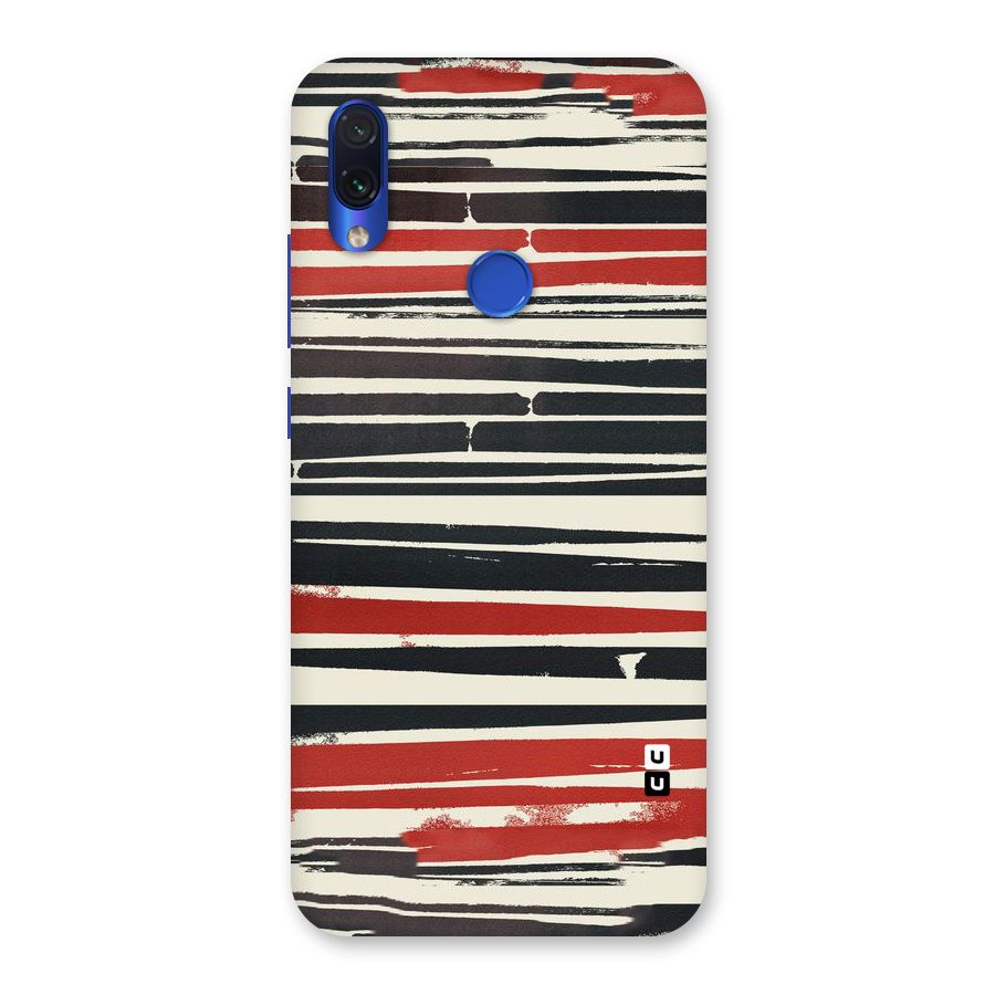 Messy Vintage Stripes Back Case for Redmi Note 7