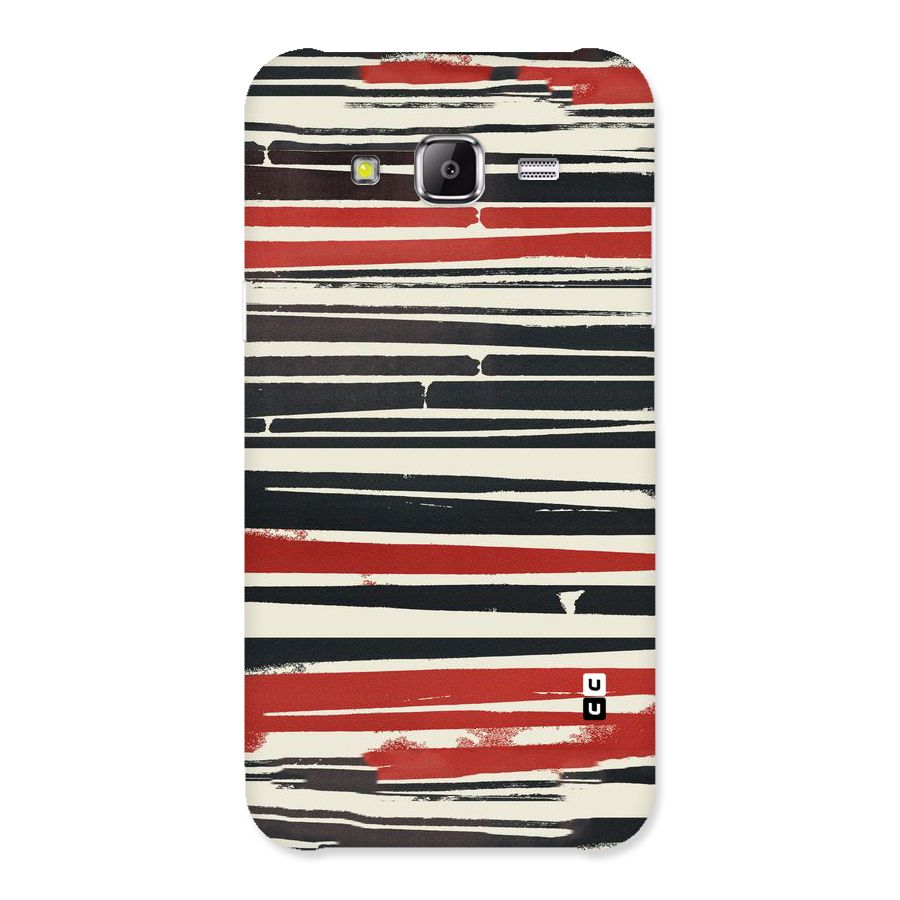 Messy Vintage Stripes Back Case for Samsung Galaxy J5