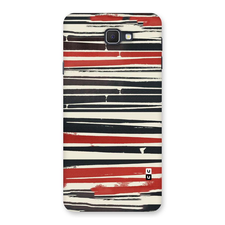 Messy Vintage Stripes Back Case for Samsung Galaxy J7 Prime