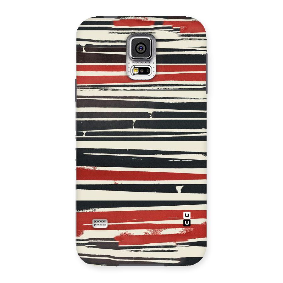 Messy Vintage Stripes Back Case for Samsung Galaxy S5