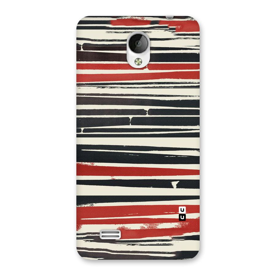Messy Vintage Stripes Back Case for Vivo Y21